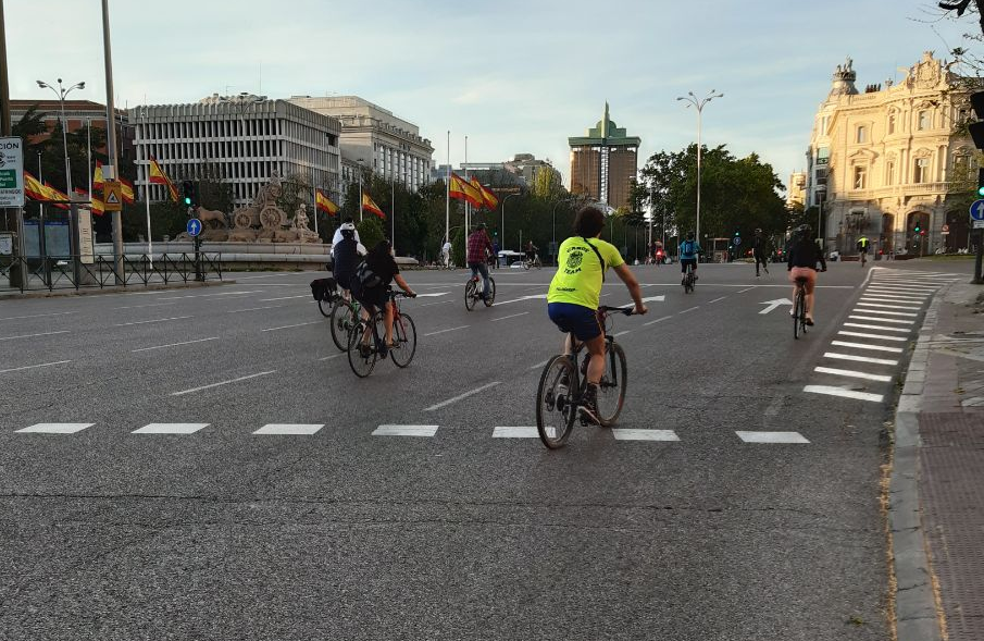 El modelo Madrid protege la salud de los ciclistas durante la pandemia de la Covid-19