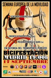 bicifestación jueves 17 septiembre